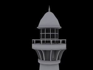 guard tower Model 3D