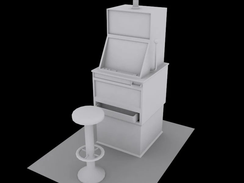 slot machine Modello 3D .c4d .max .obj .3ds .fbx .stl .blend 