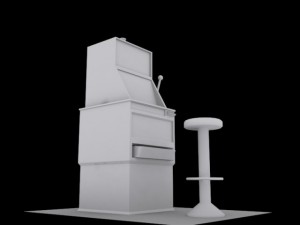 slot machine 3D Model