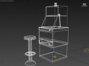 slot machine 3D Model