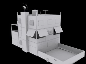 edificio Modello 3D