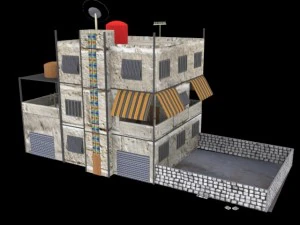 edificio Modello 3D