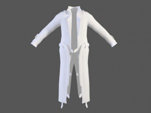 man jacket Model 3D
