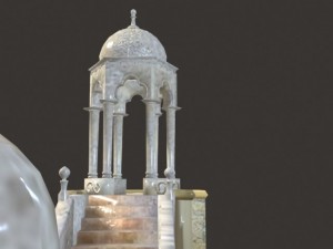 old mosque platform rostrum 3Dモデル