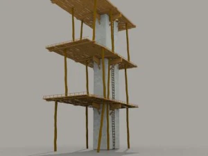 scaffolding 3D Model