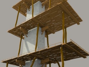 scaffolding 3Dモデル