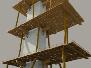 scaffolding 3D Model