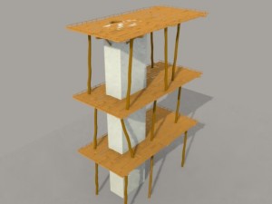 scaffolding 3Dモデル