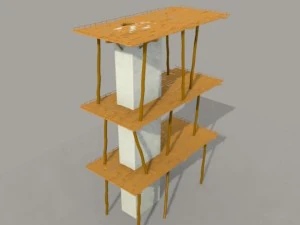 scaffolding 3D Model
