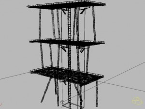 scaffolding 3Dモデル