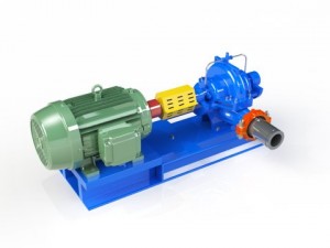 horizontal splitcase 3D-Modell