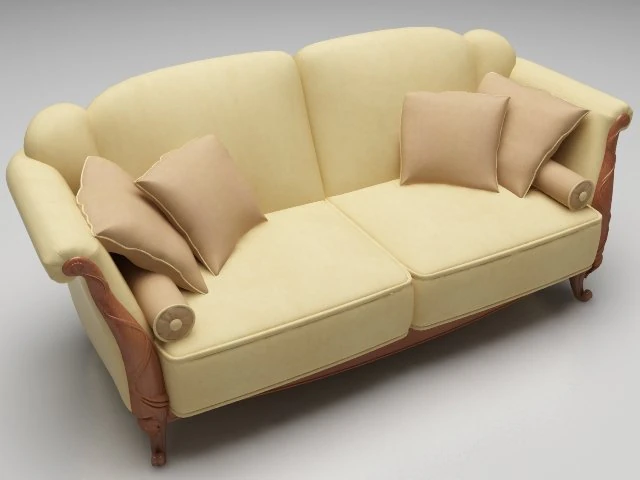 sofa 3D Model .c4d .max .obj .3ds .fbx .stl .blend 
