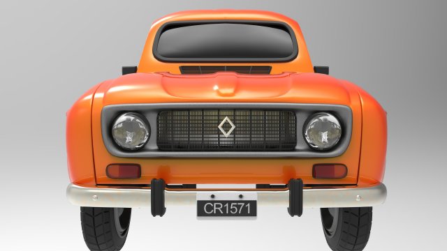 renault 4 - car Modèle 3D .c4d .max .obj .3ds .fbx .stl .blend 