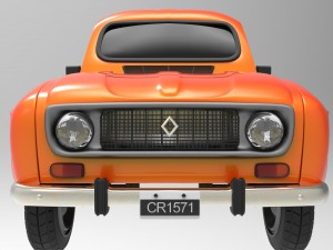 renault 4 - car 3D Model