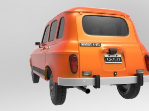 renault 4 - car Modèle 3D