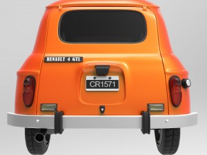 renault 4 - car Modèle 3D