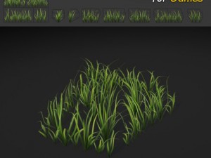 grass patch textures 3D 模型