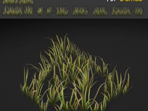 草パッチのテクスチャ 3Dモデル