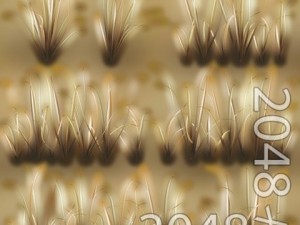 grass patch textures 3D 模型