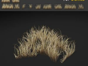 草パッチのテクスチャ 3Dモデル