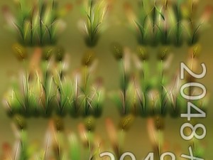 grass patch textures 3D 模型