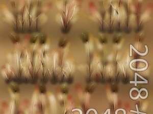 grass patch textures 3D 模型