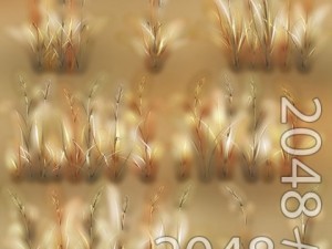 grass patch textures 3D 模型