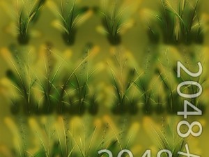 grass patch textures 3D 模型
