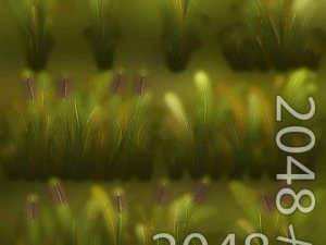 草パッチのテクスチャ 3Dモデル