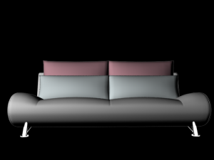 interior sofa  2 Model 3D