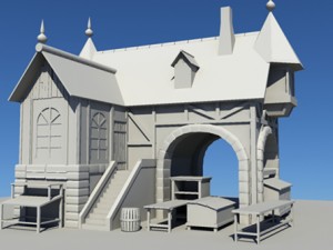 basic3dhouse Modèle 3D