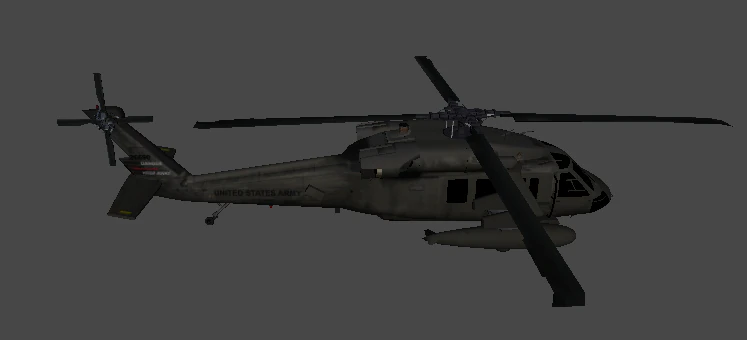 uh60with all tex 3D Model .c4d .max .obj .3ds .fbx .stl .blend 