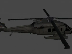 uh60com todo tex Modelo 3D