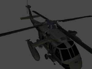 uh60with all tex 3D Model