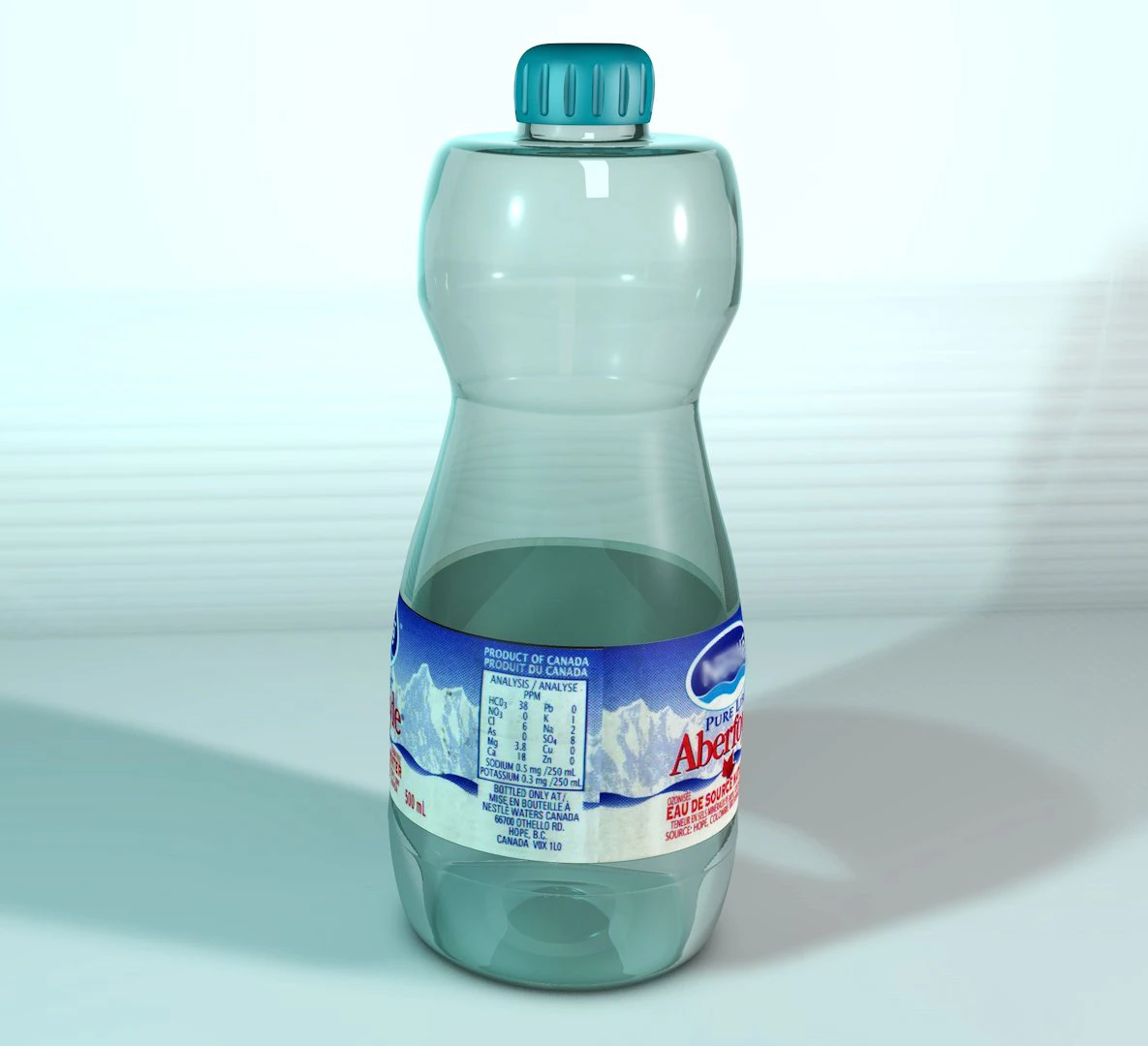 bottle  plastic 3D Model .c4d .max .obj .3ds .fbx .stl .blend 