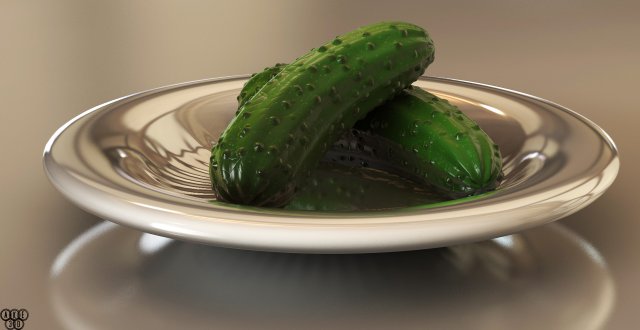 pickle  cornichon 3D मॉडल .c4d .max .obj .3ds .fbx .stl .blend 