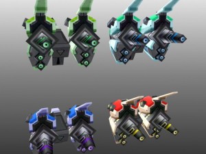 scifi  lowpoly war back 3D 모델