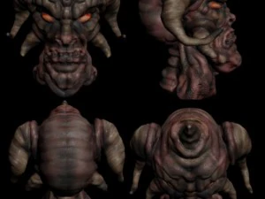 demon head 3D Model