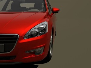 peugeot 508 3D Model