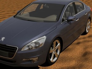 peugeot 508 3D Model