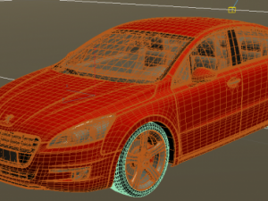 peugeot 508 3D Model