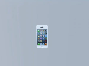 iphone5 beyaz 3D Model