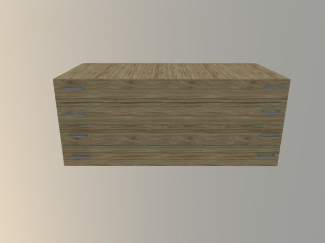 dresser Modèle 3D .c4d .max .obj .3ds .fbx .stl .blend 
