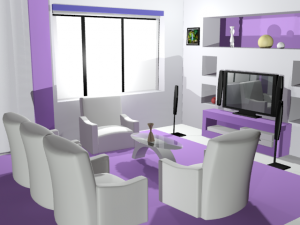 living room 3D Model
