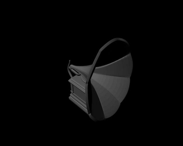 old music player 3D Model .c4d .max .obj .3ds .fbx .stl .blend 