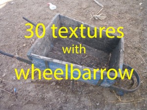wheelbarrow  package with 25 textures CG Texturen
