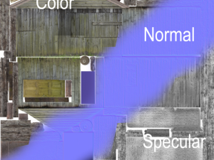 old house low poly 3D-Modell