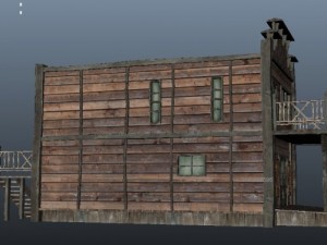 western house  low poly 3D Модель