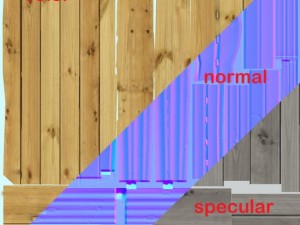 wood chair with backrest  low poly 3D Модель
