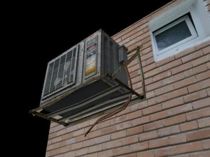air conditioner rust  game ready 3D Model